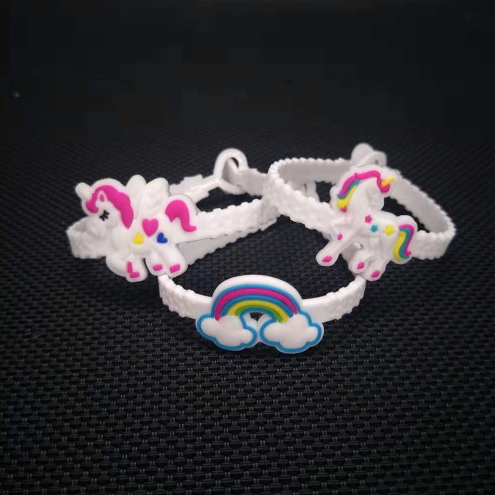 10pcs Unicorn Birthday Party Bracelet Decorations